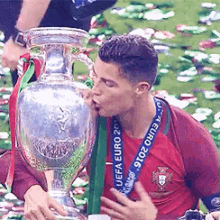 Ronaldo Football GIF - Ronaldo Football Kiss GIFs
