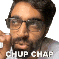 Chup Chap Rahul Dua Sticker - Chup Chap Rahul Dua चुपचाप Stickers