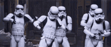 dancing stormtrooper star wars dance group party time