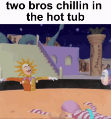 Two Bros Two Bros Chillin In The Hot Tub GIF - Two Bros Two Bros Chillin In The Hot Tub Hot Tub GIFs