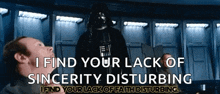 I Find Your Lack Of Faith Disturbing Darth Vader GIF - I Find Your Lack Of Faith Disturbing Darth Vader Star Wars GIFs