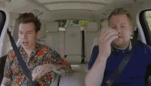 Harry Style James Corden GIF - Harry Style James Corden Carpool Karaoke GIFs