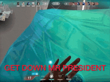 Valorant Get Down GIF - Valorant Get Down Mr President GIFs