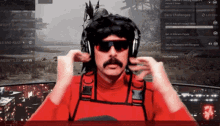 dr disrespect fix hair mirror looking good bullet proof mullet