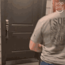 Ring The Door Bell Happily GIF - Ring The Door Bell Happily Anyone Home GIFs