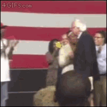 Bernie Feelthebern GIF - Bernie Feelthebern Hand Shake GIFs
