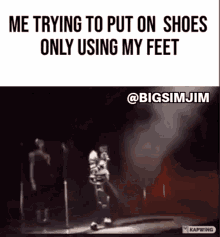 Getting My Shoes On My Shoes Stuck GIF - Getting My Shoes On My Shoes Stuck Michael Jackson GIFs