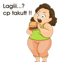 Makan Lagi? GIF - Hamburger Eating Girl Chomp Chew GIFs