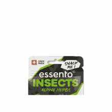 essento essentofood essentoinsects insectsnack insektensnack