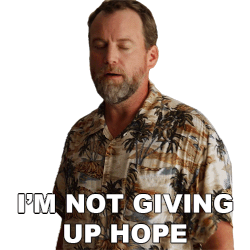 Im Not Giving Up Hope Mr Anderson Sticker - Im Not Giving Up Hope Mr Anderson School Spirits Stickers