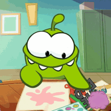 The End Om Nom GIF - The End Om Nom Om Nom And Cut The Rope GIFs