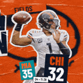 Chicago Bears (32) Vs. Miami Dolphins (35) Fourth Quarter GIF - Nfl National Football League Football League GIFs