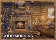 Fireplace Snowing GIF - Fireplace Snowing Cozy GIFs