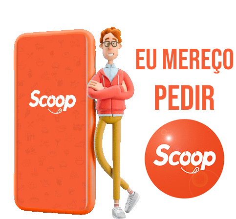 Scoop Delivery Mereço Sticker - Scoop Delivery Mereço Descanso Stickers