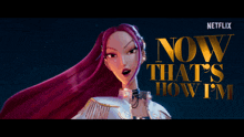 an advertisement for netflix shows a woman in a cape standing on a plane