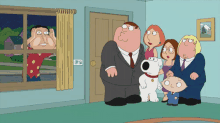 Family Guy Peter Griffin GIF - Family Guy Peter Griffin Peek GIFs