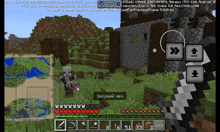 a screenshot of a minecraft game with the number 22 on the bottom