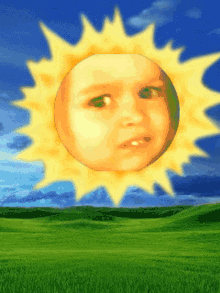 meme baby sun