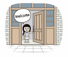 Welcome Door Open GIF - Welcome Door Open House GIFs