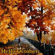 Hello October Autumn GIF - Hello October October Autumn GIFs