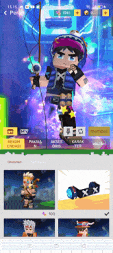 a screenshot of a game with a character holding a fishing pole