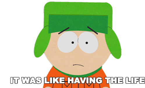 It Was Like Have The Life Sucked Out Of You Kyle Broflovski Sticker - It Was Like Have The Life Sucked Out Of You Kyle Broflovski South Park Stickers