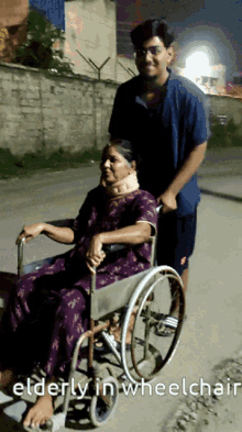 wheelchair taking care taking care elderly taking care granny
