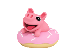 Rosa Pig Cute Sticker - Rosa Pig Cute Fat Stickers