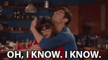Just Trying To Comfort A Friend GIF - New Girl Jess Schmidt GIFs