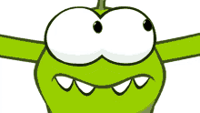 phew om nom cut the rope what a relief close one