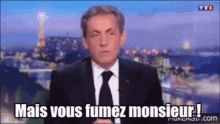 Fumer Sarkozy GIF - Fumer Sarkozy GIFs