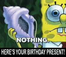 Birthday Present Nothing GIF - Birthday Present Nothing GIFs