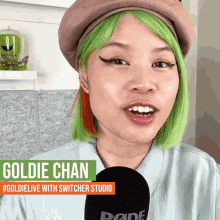 Wink Goldie Chan GIF - Wink Goldie Chan Flirt GIFs