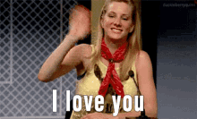 Glee Brittany Pierce GIF - Glee Brittany Pierce I Love You GIFs
