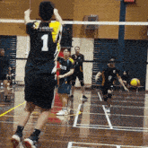 Josh Jig Spiking Saints GIF - Josh Jig Spiking Saints Volleyball GIFs