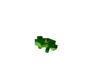 Minecraft Frog Sticker