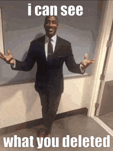 Shannon Sharpe Suit Meme I Can See What You Deleted GIF - Shannon Sharpe Suit Meme I Can See What You Deleted I Saw What You Deleted GIFs