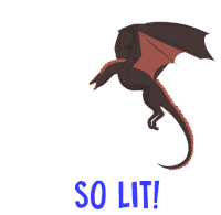 Dragons So Lit Sticker - Dragons So Lit Breathing Fire Stickers