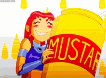 Mustard Starfire GIF - Mustard Starfire Teen Titians GIFs