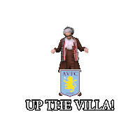 a shield with a lion and the words avfc prepared
