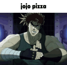 Jojo Pizza Jojo GIF - Jojo Pizza Jojo Joseph Joestar GIFs