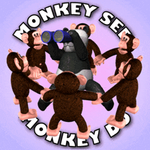 Monkey See Monkey Do Lack Of Originality GIF - Monkey See Monkey Do Lack Of Originality Follow Blindly GIFs