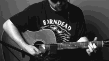 playing the guitar cory wells breathe again song strumming feeling the music