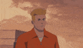 a cartoon drawing of a person with lightning coming out of them