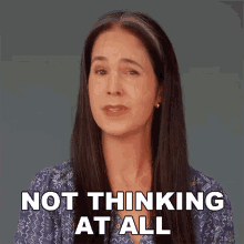 Not Thinking At All Rachel Smith GIF - Not Thinking At All Rachel Smith Rachels English GIFs