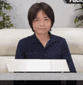 Masahiro Sakurai Facial Animations GIF - Masahiro Sakurai Facial Animations Smile GIFs