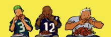 Super Bowl Party Eating GIF