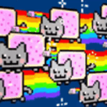 Nyan Cat Rainbow GIF - Nyan Cat Rainbow Cats GIFs
