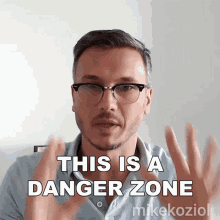 This Is A Danger Zone Mike Koziol GIF