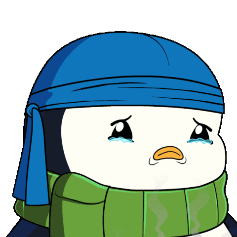 Crying Penguin Sticker - Crying Cry Penguin - Discover & Share GIFs